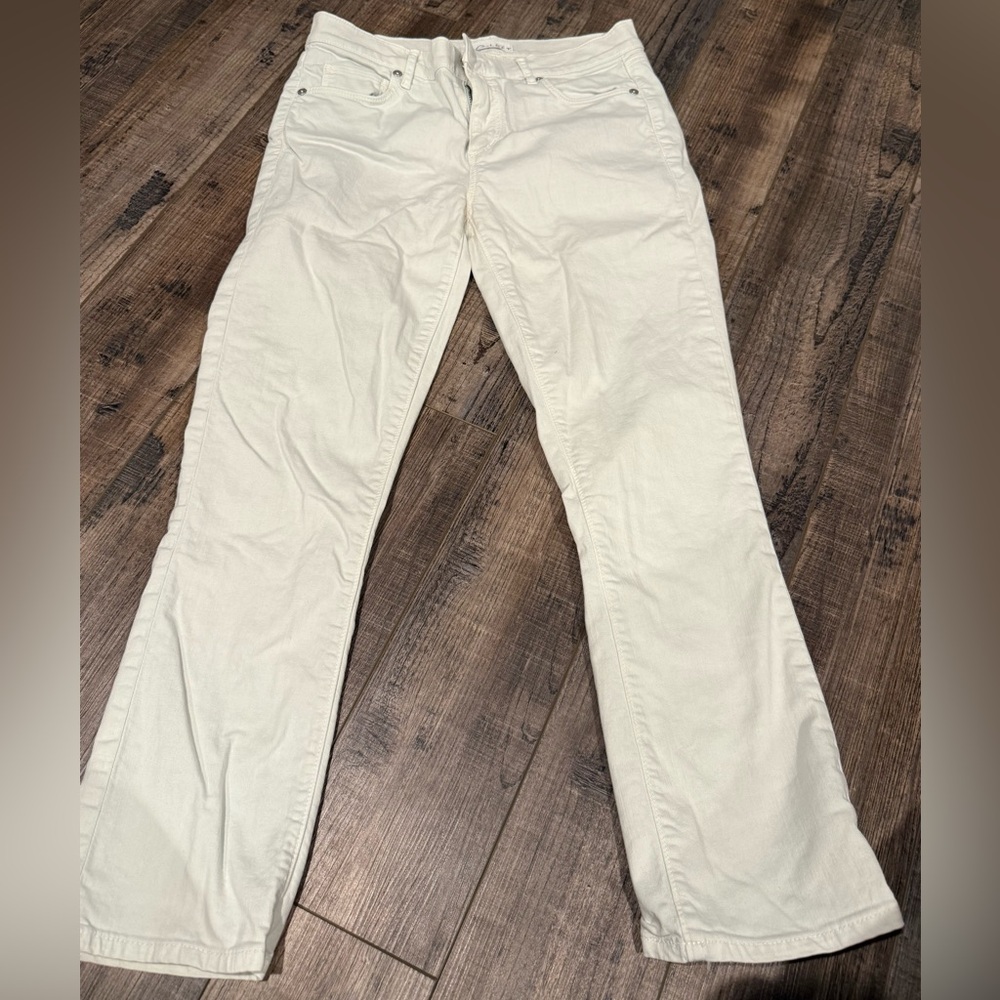 LOFT Women's Straight Leg Light Green Jeans size 4/27